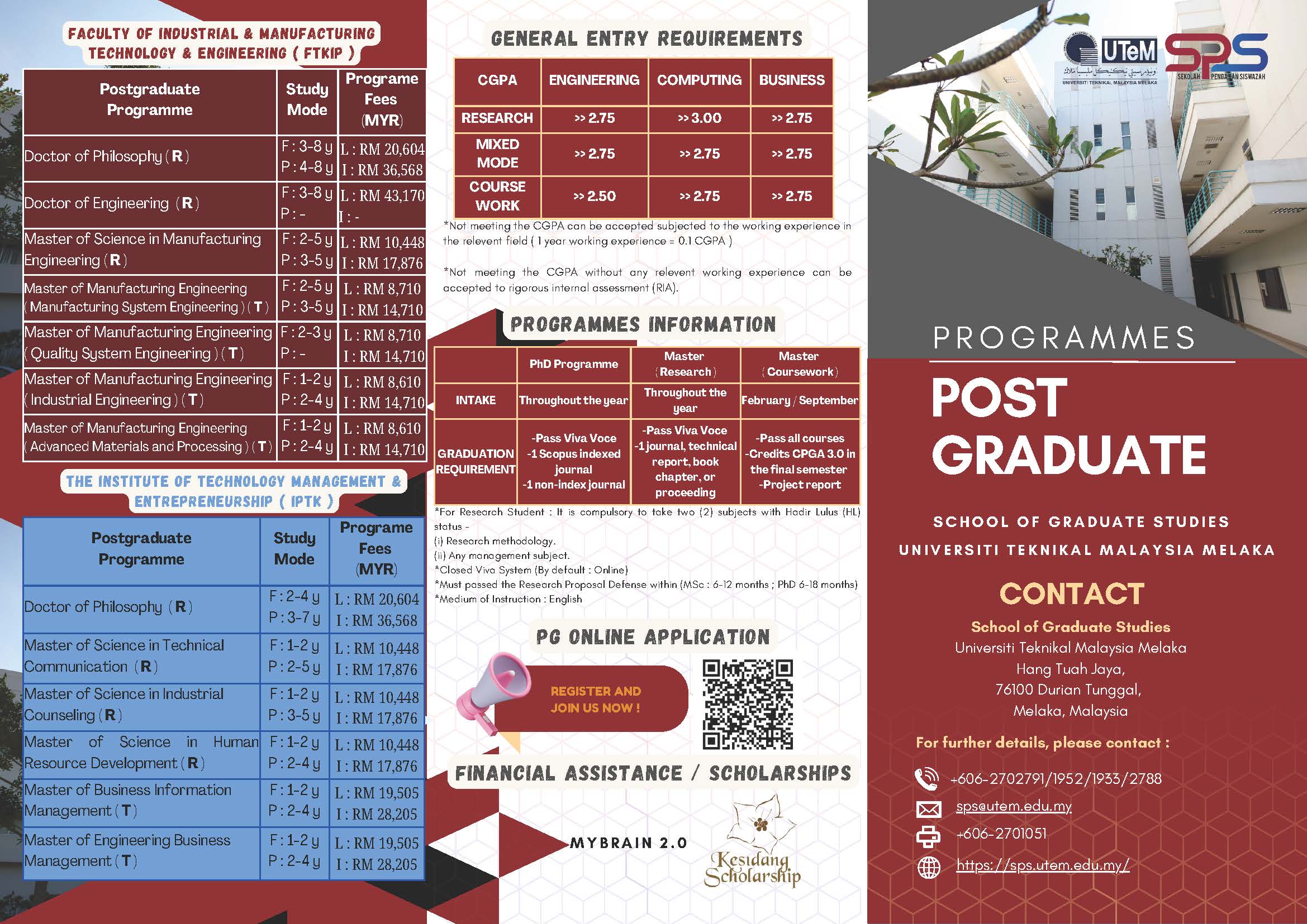 SPS POSTGRADUATE BROCHURE 2024 Page 1
