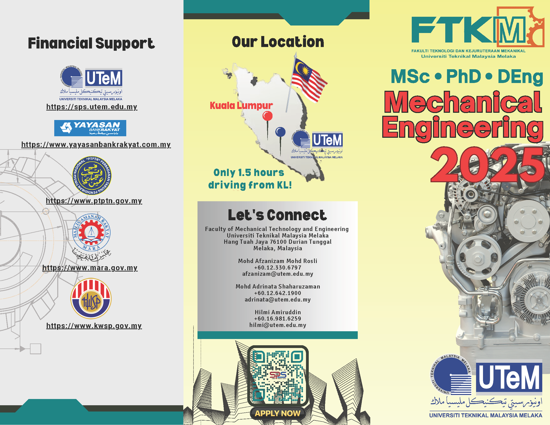 1 Brochure FTKM PG 2025 MSc PhD DEng Page 1