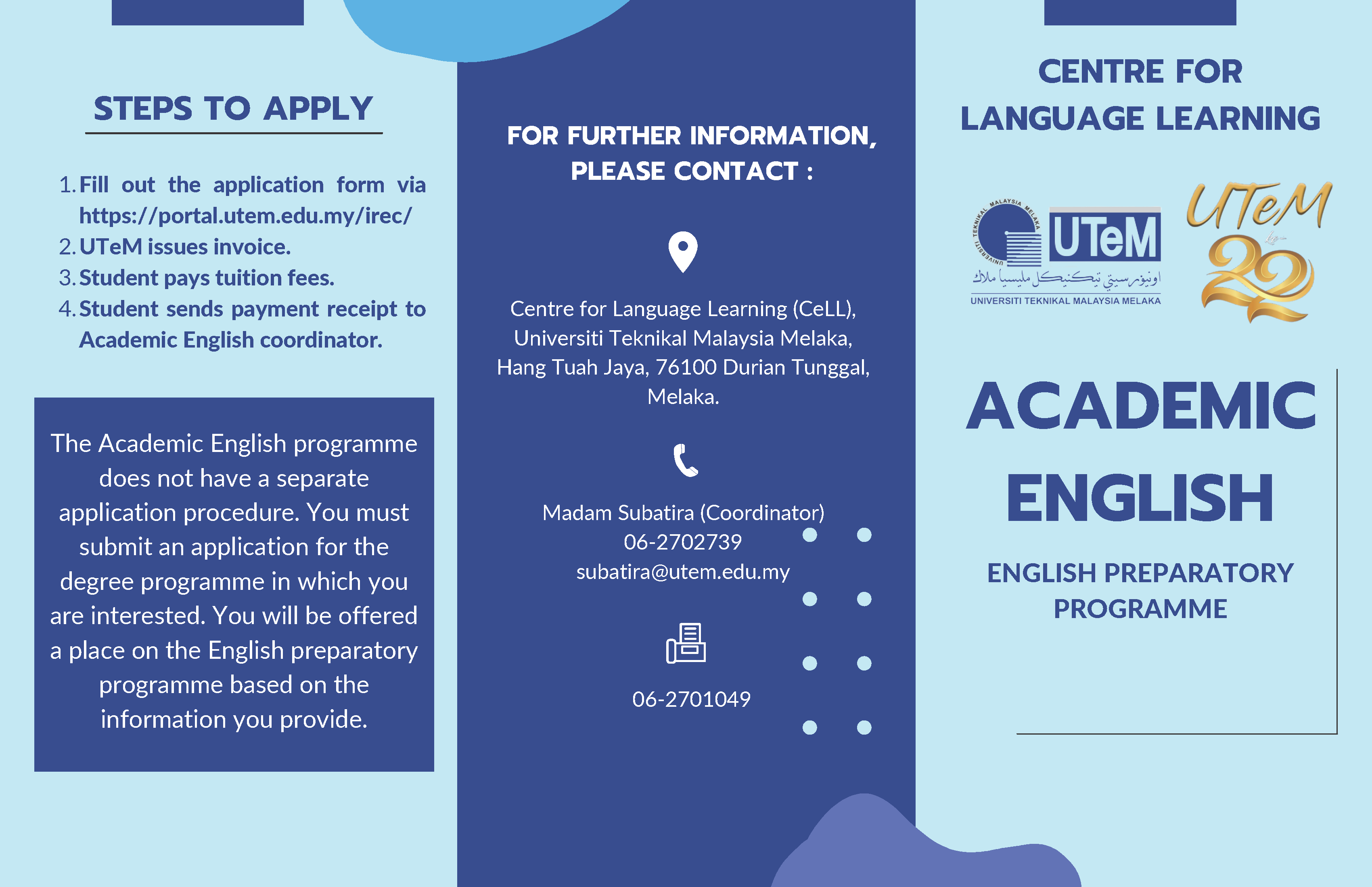 Academic English Brochure1 Page 1